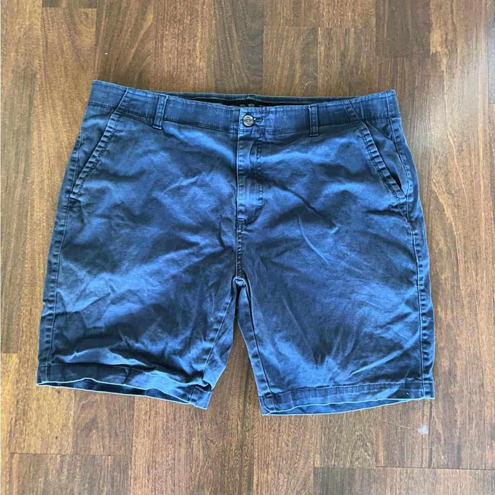 Iron Flex Mens Navy Blue Shorts Size 40